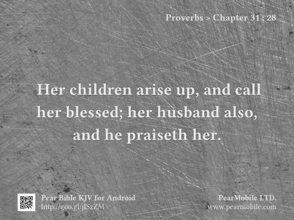 Proverbs, Chapter 31:28